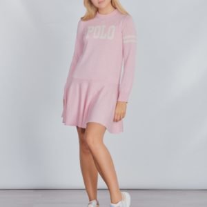 Ralph Lauren Polo Sw Dres Dresses Sweater Mekko Vaaleanpunainen