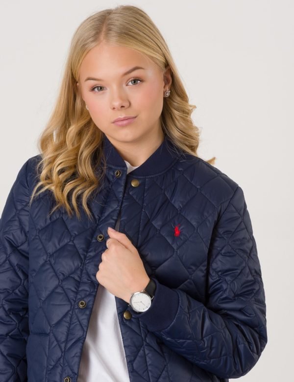 Ralph Lauren Poly Quilted Jacket Takki Sininen