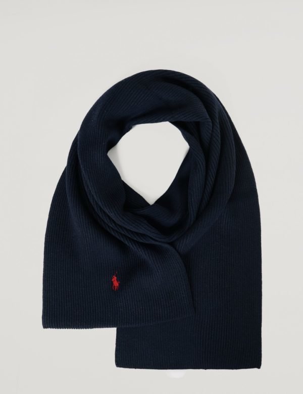 Ralph Lauren Rib Scarf Kaulaliina Sininen