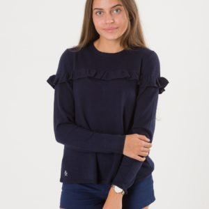 Ralph Lauren Ruffle Sweater Neule Sininen