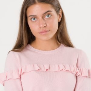 Ralph Lauren Ruffle Sweater Neule Vaaleanpunainen