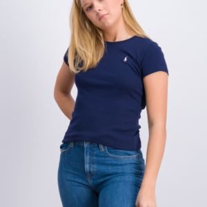 Ralph Lauren Short Sleeve Top T-Paita Sininen