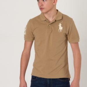 Ralph Lauren Slim Polo Pikee Beigestä