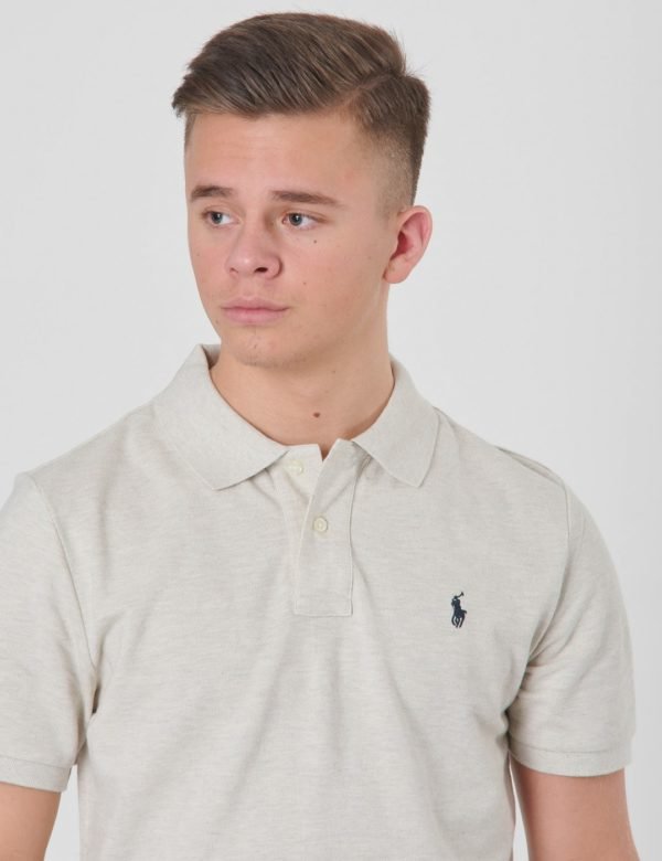 Ralph Lauren Slim Polo Pikee Beigestä