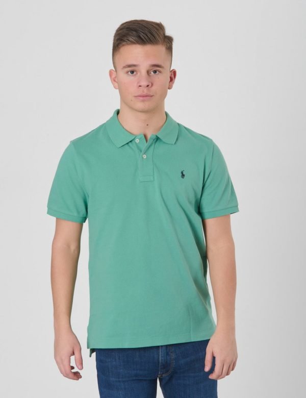 Ralph Lauren Slim Polo Pikee Vihreä