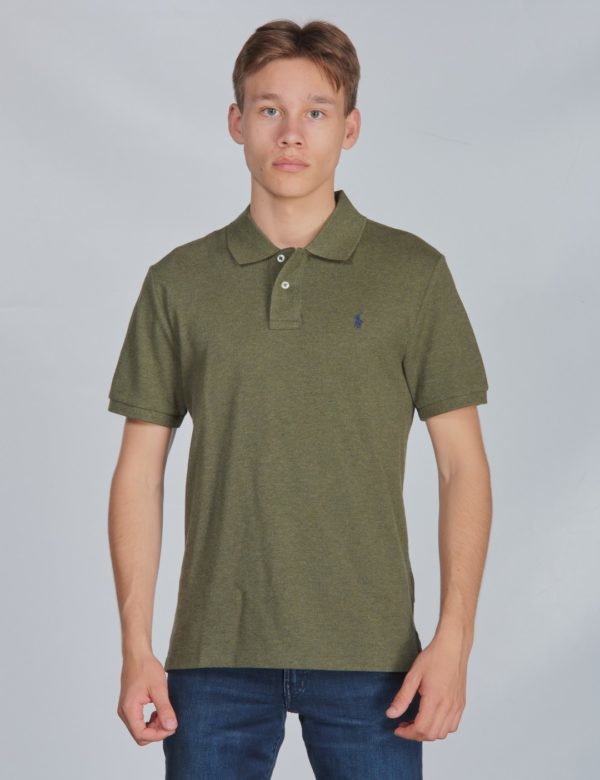 Ralph Lauren Slim Polo Tops Knit Neule Vihreä