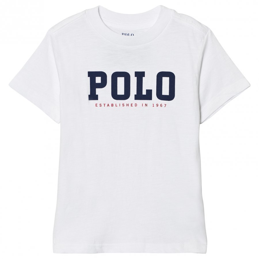 Ralph Lauren Slub Cotton Jersey Tee White T-Paita