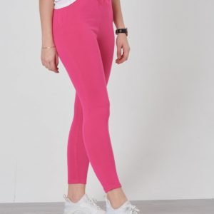 Ralph Lauren Solid Pant Bottoms Pant Housut Vaaleanpunainen