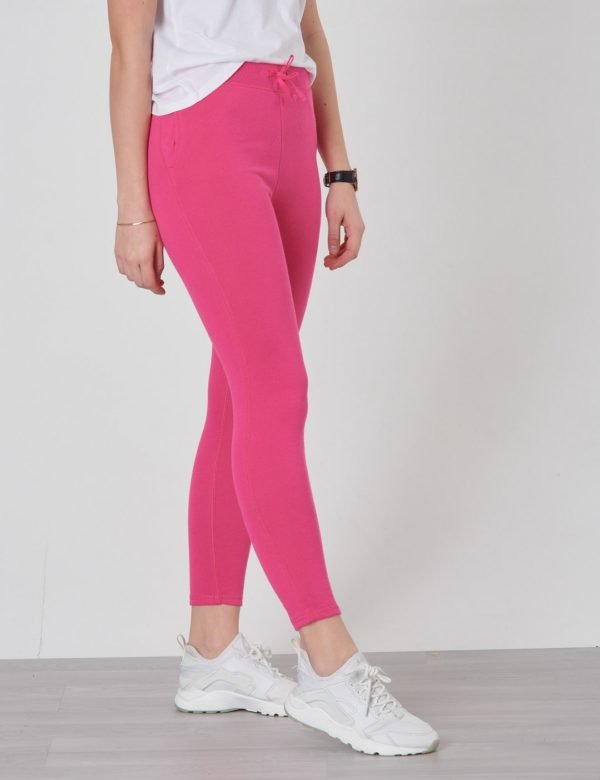 Ralph Lauren Solid Pant Bottoms Pant Housut Vaaleanpunainen