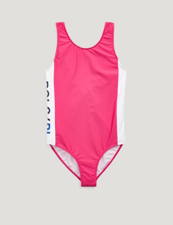 Ralph Lauren Solid Swimwear 1 Pc Swim Uimapuku Vaaleanpunainen