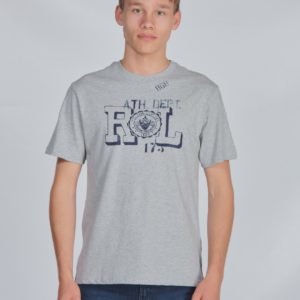 Ralph Lauren Ss Cn Tops T Shirt T-Paita Harmaa