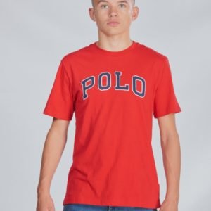 Ralph Lauren Ss Cn Tops T Shirt T-Paita Punainen