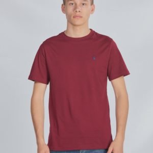 Ralph Lauren Ss Cn Tops T Shirt T-Paita Punainen