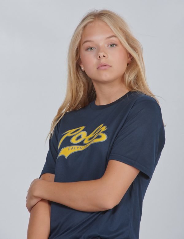 Ralph Lauren Ss Cn Tops T Shirt T-Paita Sininen