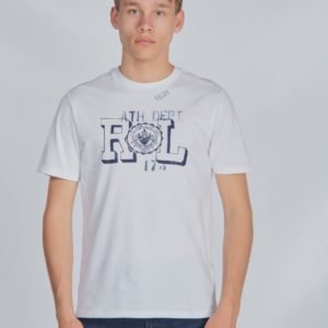 Ralph Lauren Ss Cn Tops T Shirt T-Paita Valkoinen