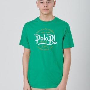 Ralph Lauren Ss Cn Tops T Shirt T-Paita Vihreä