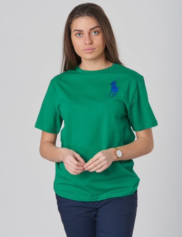 Ralph Lauren Ss Cn Tops T Shirt T-Paita Vihreä