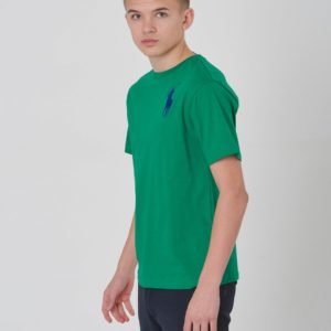 Ralph Lauren Ss Cn Tops T Shirt T-Paita Vihreä