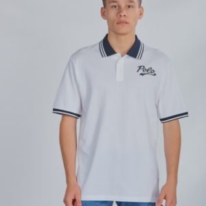 Ralph Lauren Ss Polo Tops Knit Pikee Valkoinen