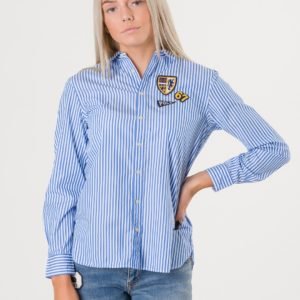 Ralph Lauren Stripe Tunic Kauluspaita Sininen