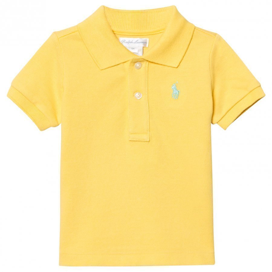 Ralph Lauren Yellow Pique Polo Pikeepaita