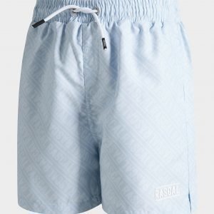 Rascal Capri All Over Print Swim Shorts Sininen