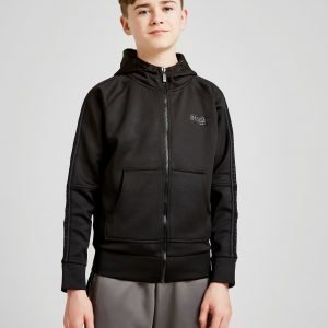 Rascal Echo Poly Full Zip Hoodie Musta