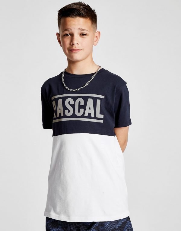 Rascal Laguna Colour Block T-Paita Sininen