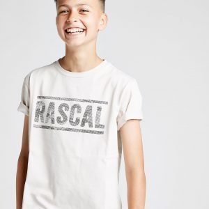 Rascal Pixel Logo T-Shirt Ruskea