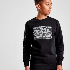 Rascal Reflective Crew Sweatshirt Musta