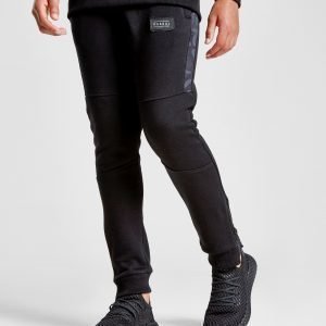 Rascal Reflective Fleece Track Pants Musta