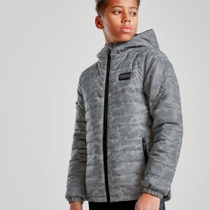 Rascal Temple Camo Reflective Jacket Harmaa