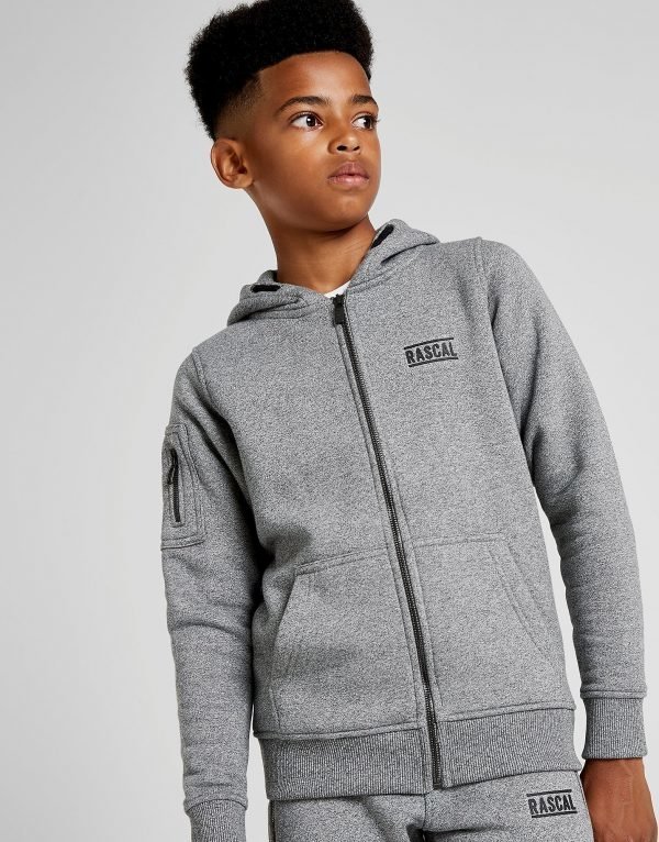 Rascal Vital Full Zip Hoodie Harmaa