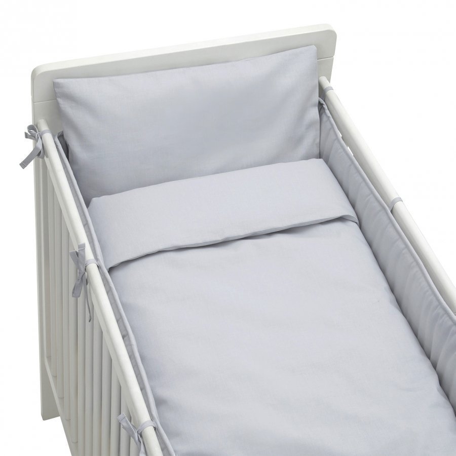 Rattstart Bed Set Crib Bed Grey Pussilakanasetti