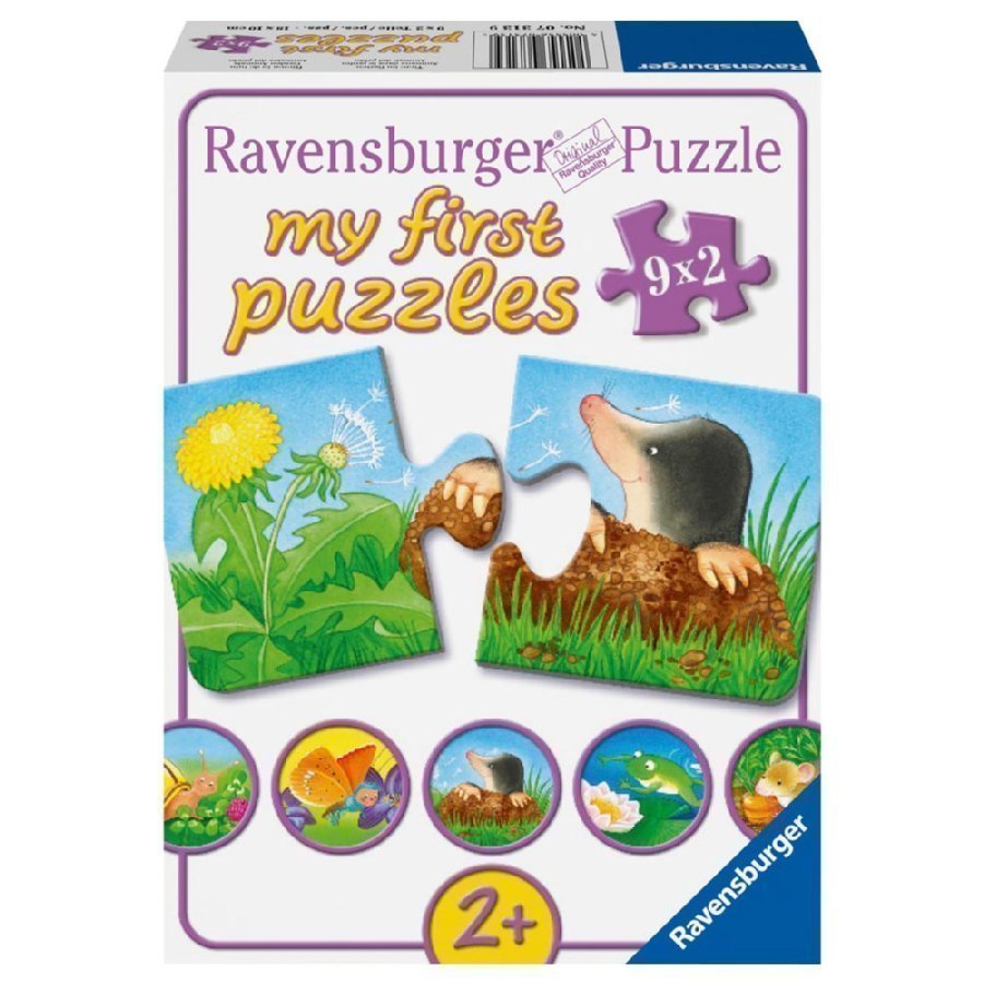 Ravensburger Ensipalapeli Puutarhan Eläimet 2 Palaa 7313