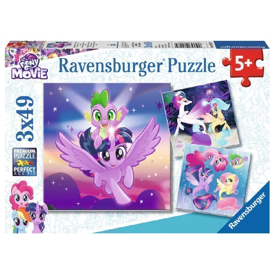 Ravensburger Palapeli My Little Pony Seikkailu Ponien Kanssa 3 X 49 Palaa