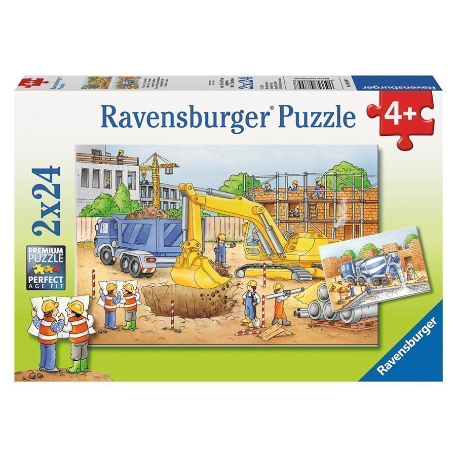 Ravensburger Palapeli Rakennustyömaa 2x24 Palaa