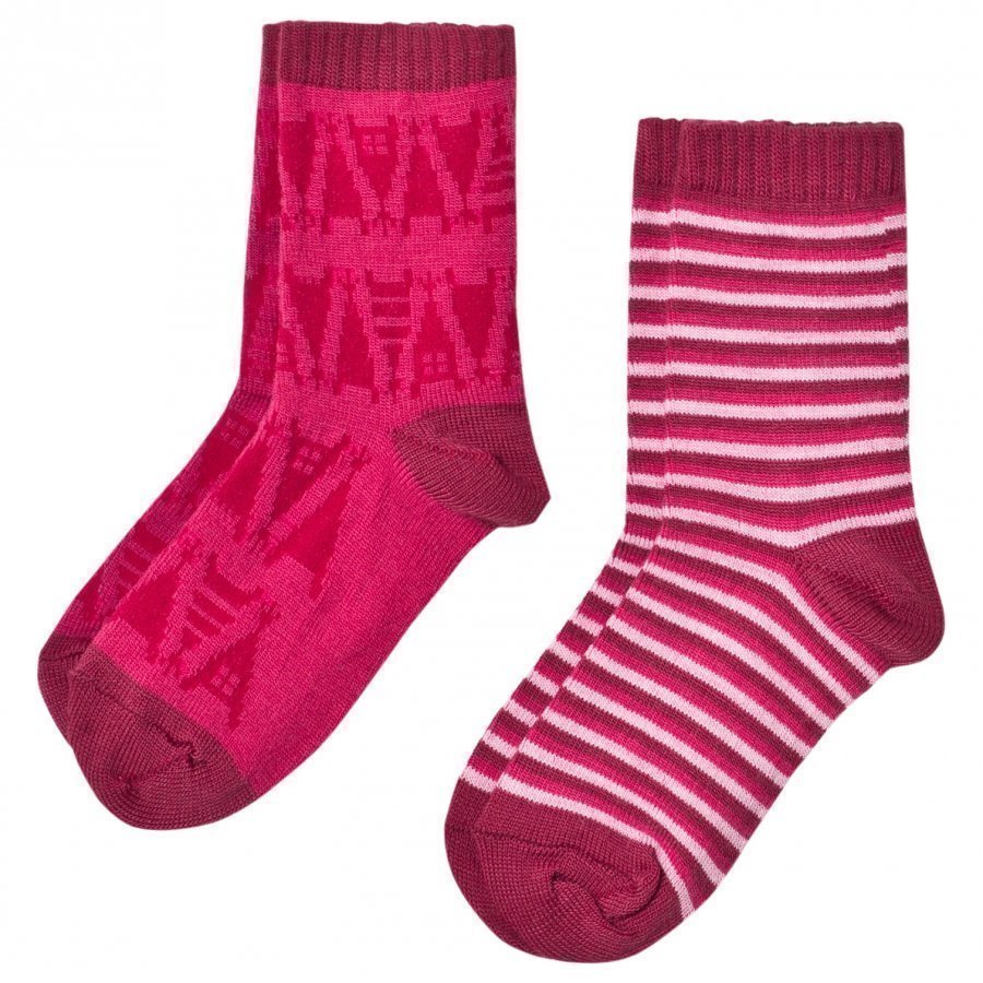 Reima 2-Pack Socks Strum Pink Sukat