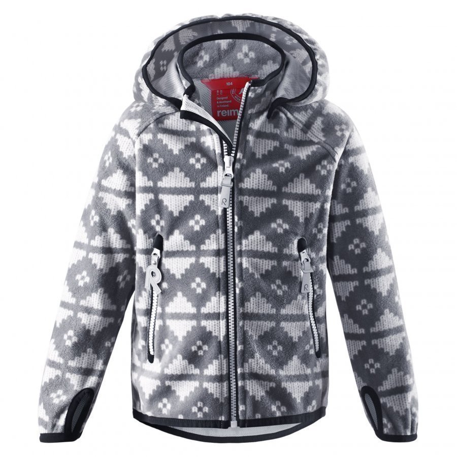 Reima Jacka Vindfleecejacka Ajatus Mid Grey Fleece Takki