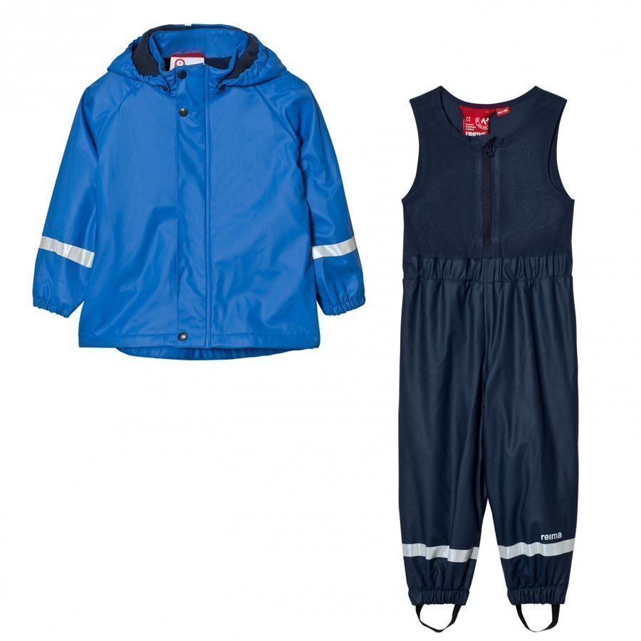 Reima Joki Rain Outfit Blue Sadesetti