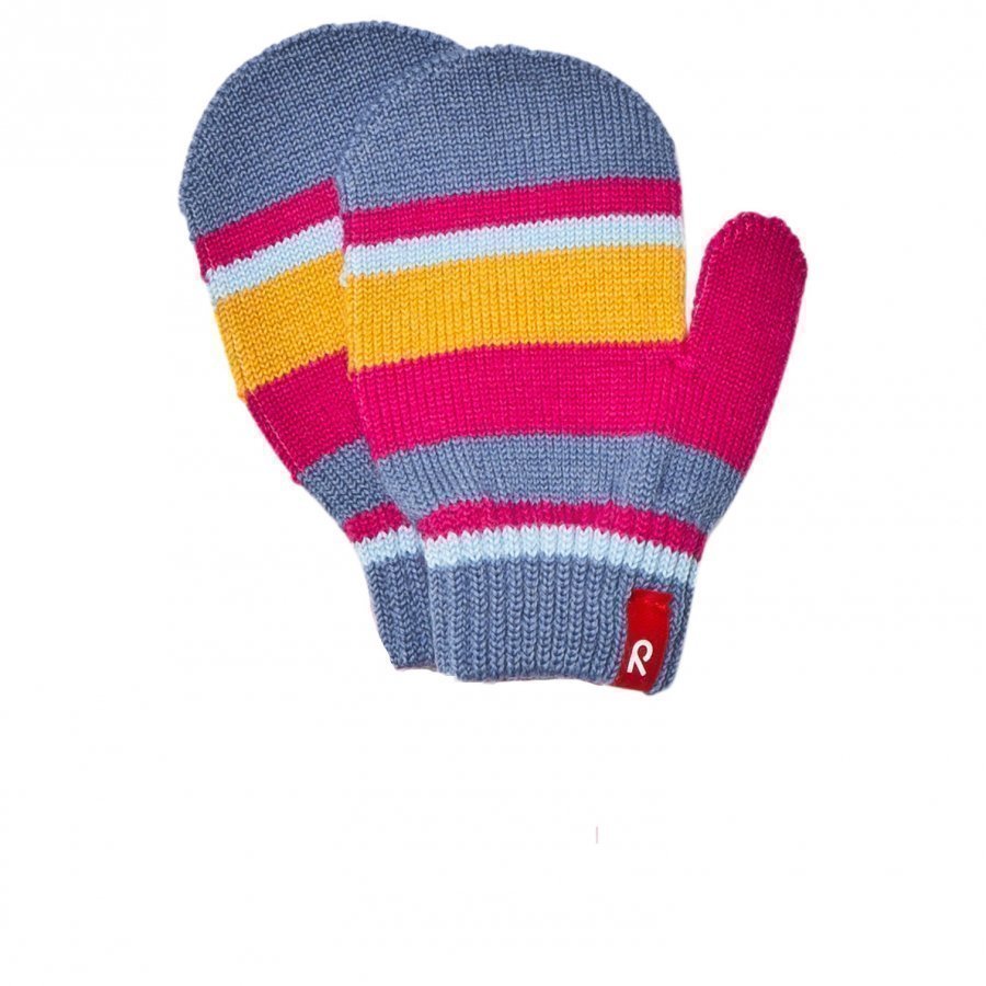 Reima Stig Mittens Pink/Multi Fleece Lapaset