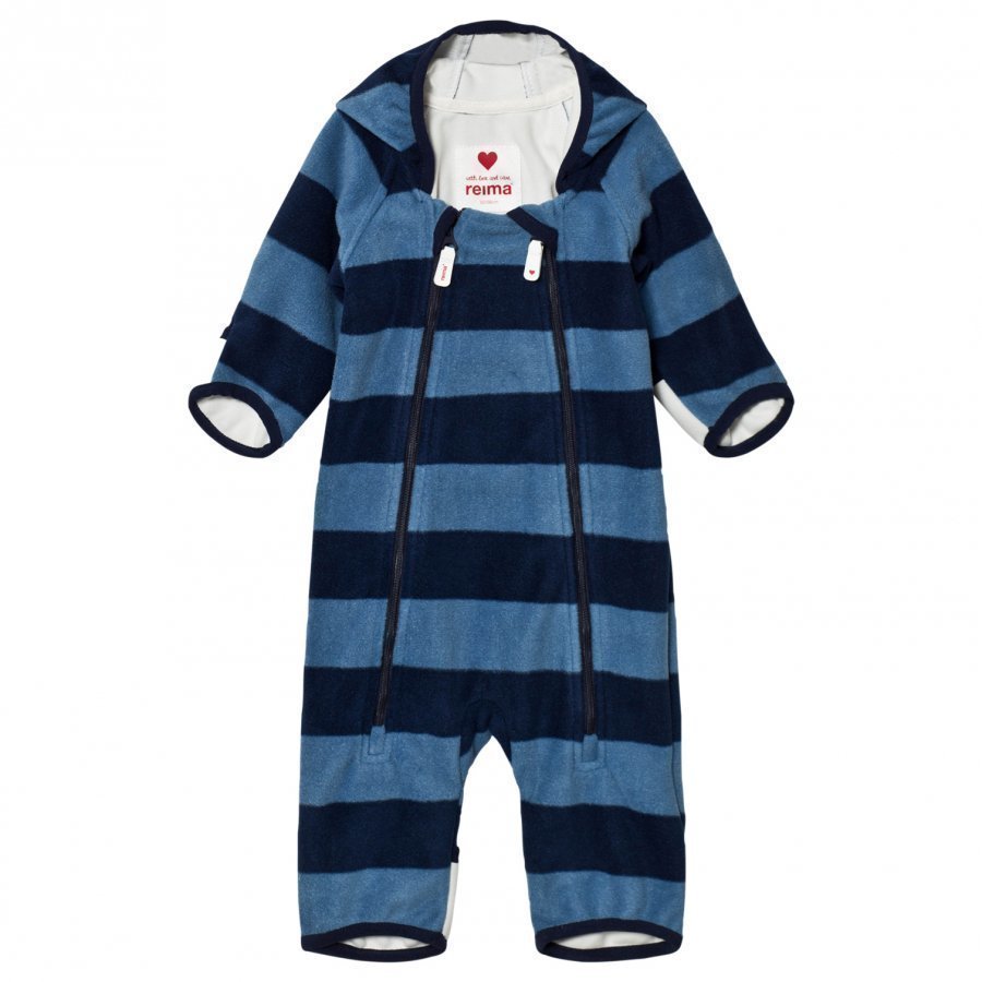 Reima Tilhi Mid-Season Windfleece Coverall In Blue Fleece Haalarit