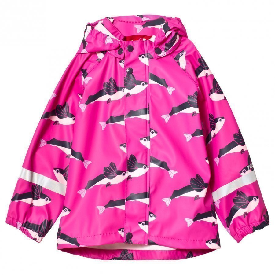 Reima Vesi Raincoat Pink Sadetakki