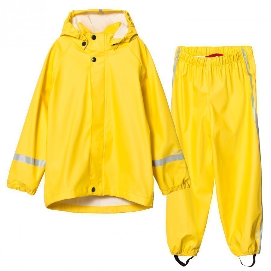 Reima Viima Rain Outfit Yellow Sadesetti