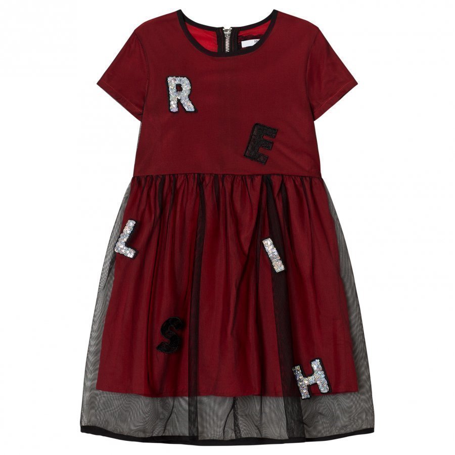 Relish Red Tulle Party Dress Juhlamekko