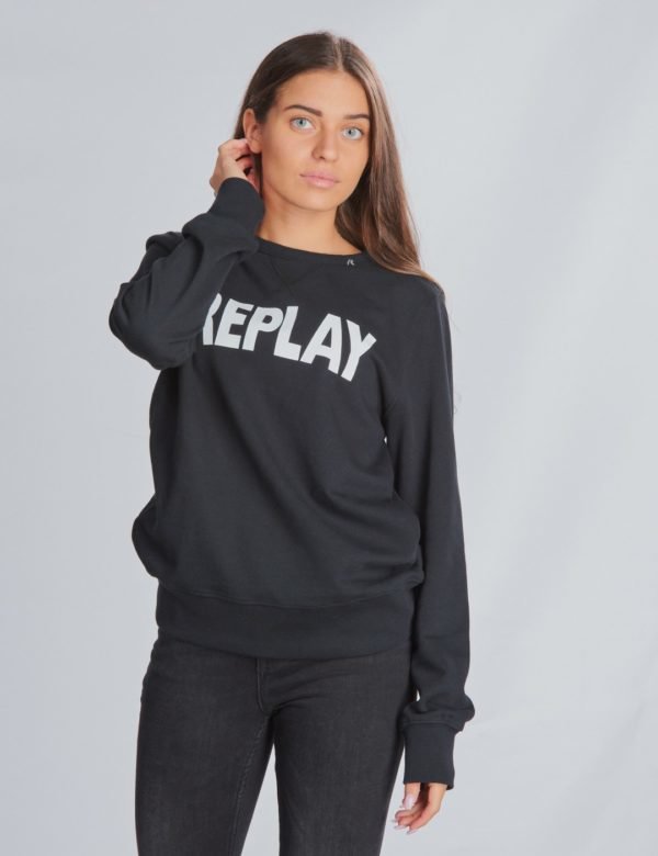 Replay Jumper Neule Musta