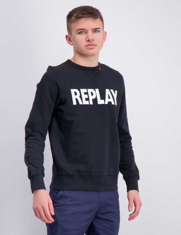 Replay Jumper Neule Musta