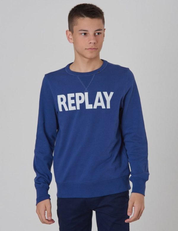 Replay Jumper Neule Sininen