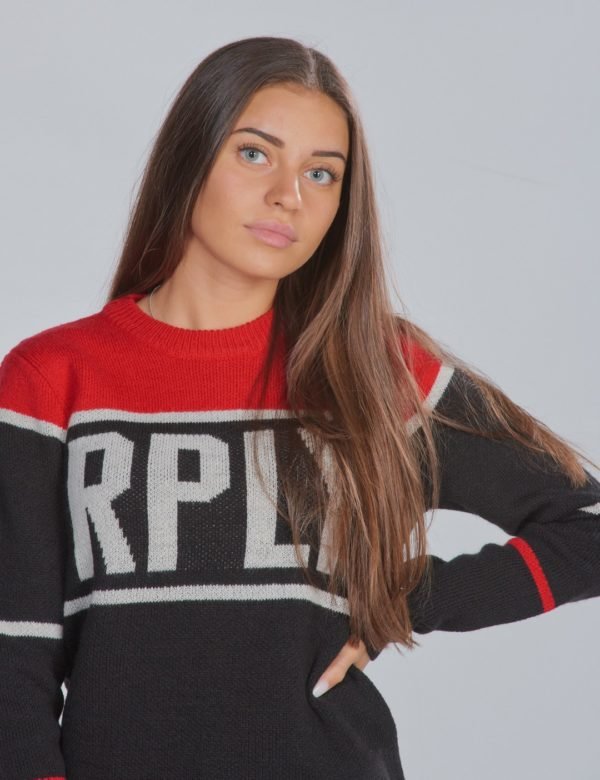 Replay Sweater Neule Kirjava