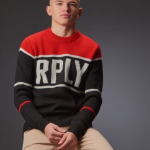 Replay Sweater Neule Kirjava